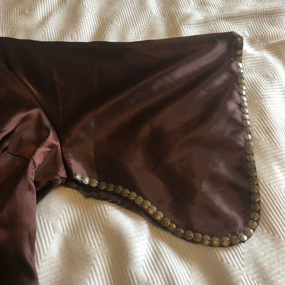 Mark by Avon Brown with Brass Detailed Kimono - Picture 7 of 9